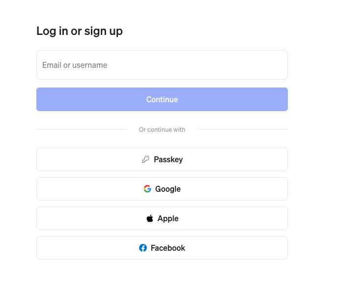Sign Up Method