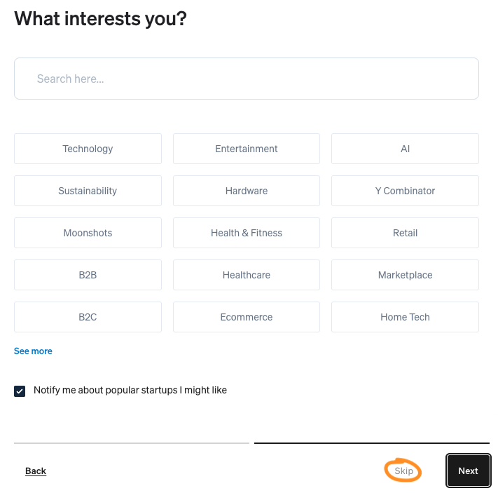 Optional Investor Interests